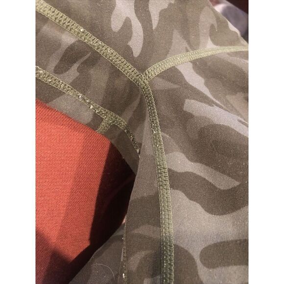 Colorfulkoala High Waisted Yoga Pants 7/8 Length Leggings‎ Pockets XS Camo Green - Picture 6 of 6